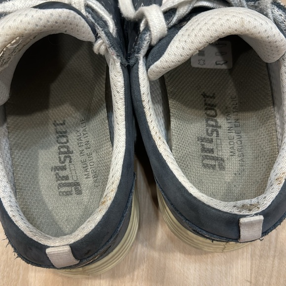 Grisport Ergo-Flex Cloe 8 size 7/eur 38 running shoes blue suede & white accents - Picture 6 of 8